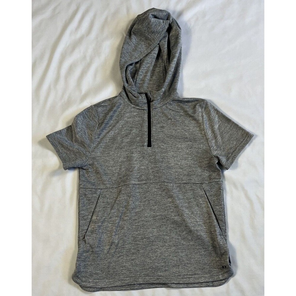 MSX by Michael Strahan Boys Hooded Short Sleeve Shirt Size Medium 10/12